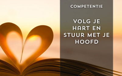 Volg je hart, stuur met je hoofd